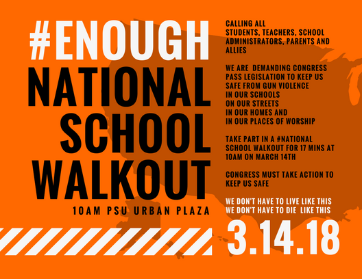 Executive Council Endorses the #ENOUGH National School Walkout