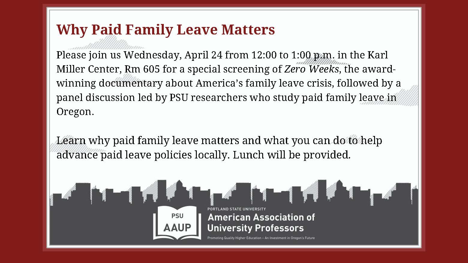 Why Paid family Leave Matters