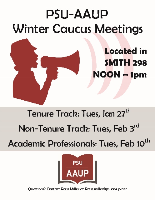 Tenure Related Caucus on January 27th!