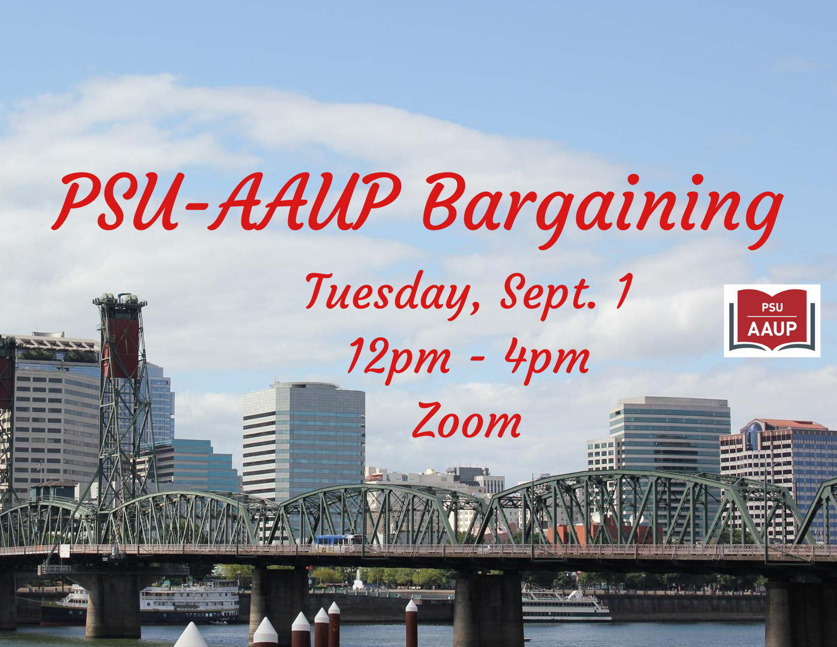 PSU-AAUP Bargaining - September 1