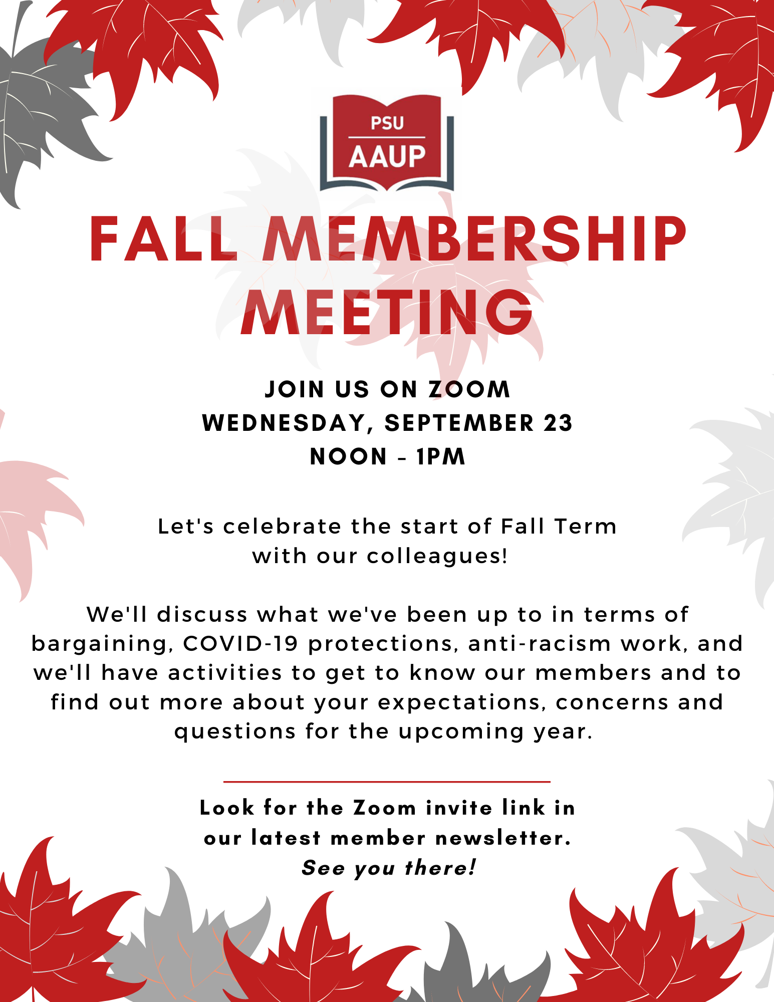 Fall Membership Meeting