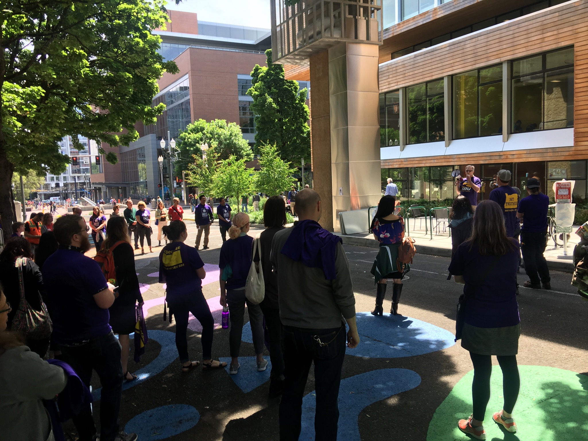 AAUP at SEIU’s Rally for a Fair Contract May 30th, 2019