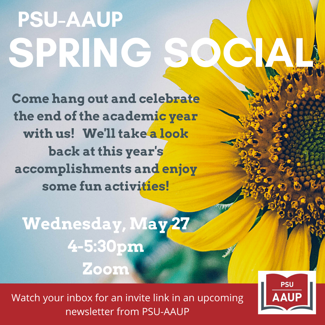 PSU-AAUP Spring Social