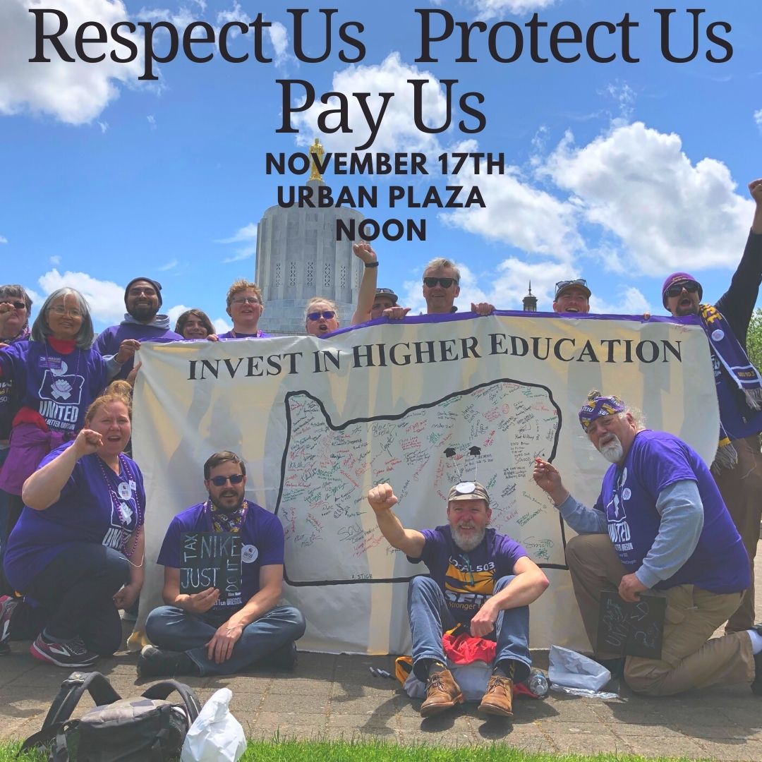 SEIU Local 89 Rally - Respect, Protect and Pay PSU’s Essential Workers!