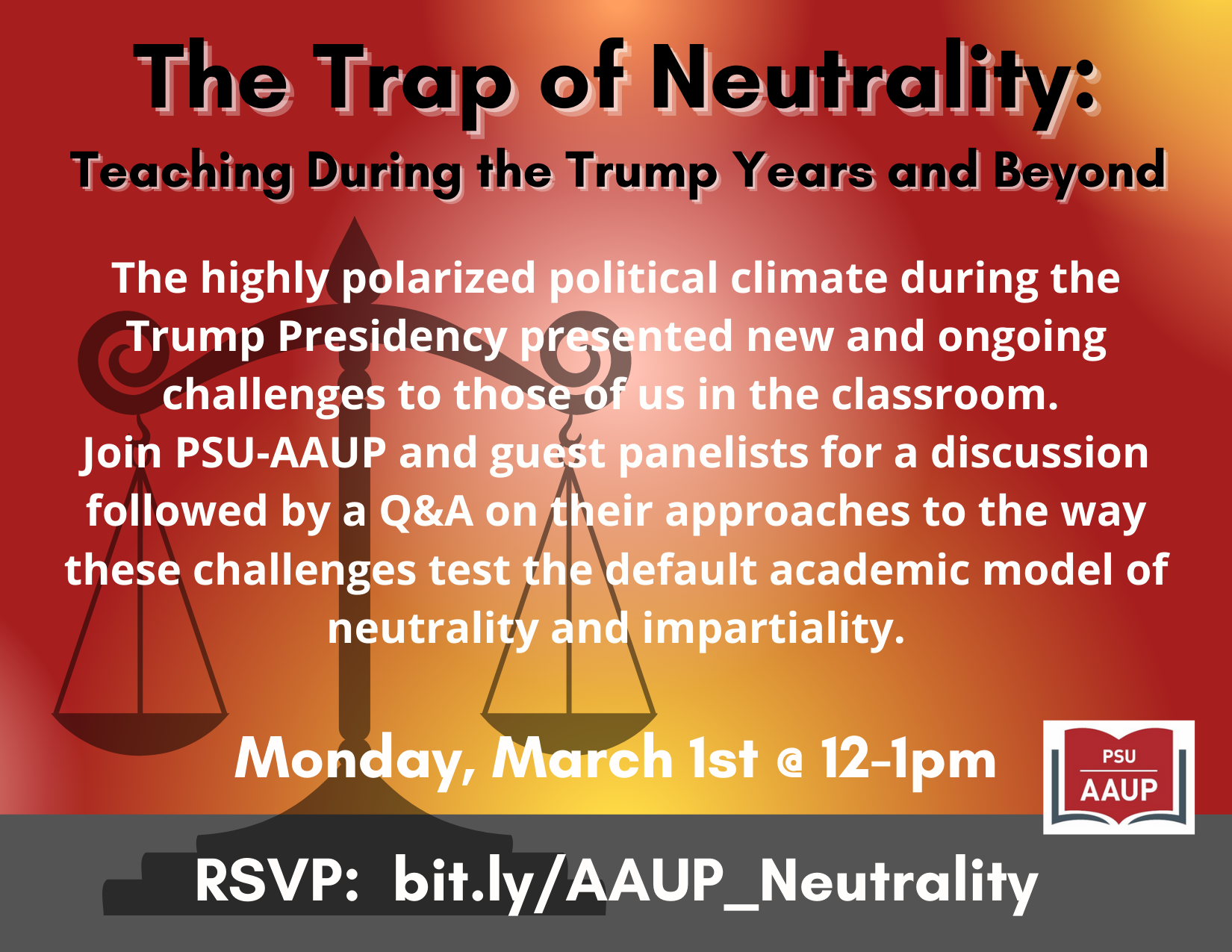 Event: The Trap of Neutrality - March 1st