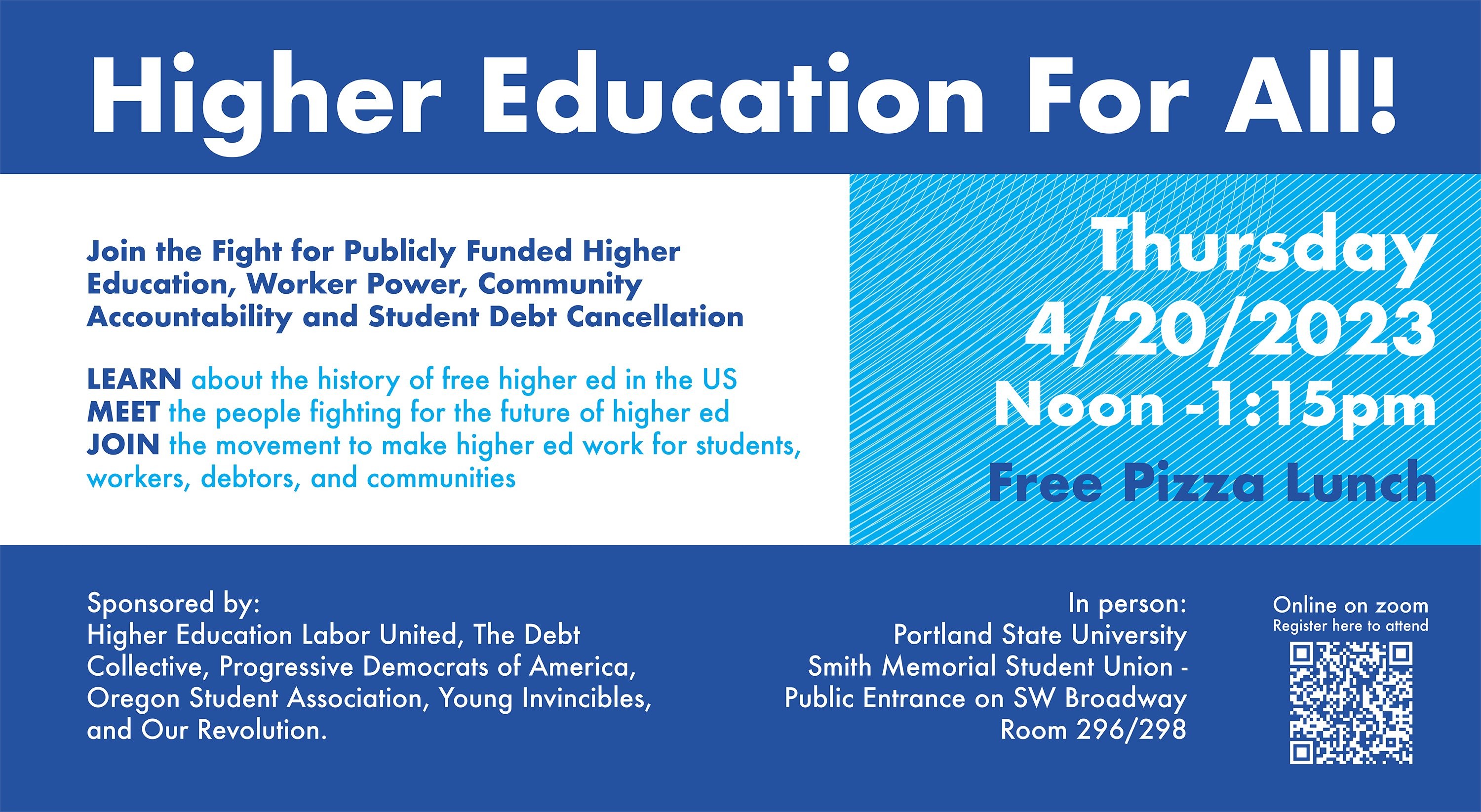Higher Education for All Public Event