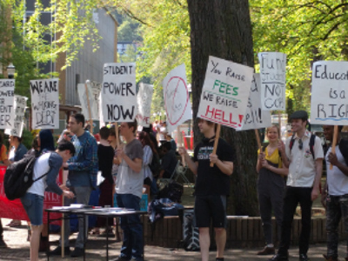 PSU-AAUP Supports Student Rally Against Tuition Hike